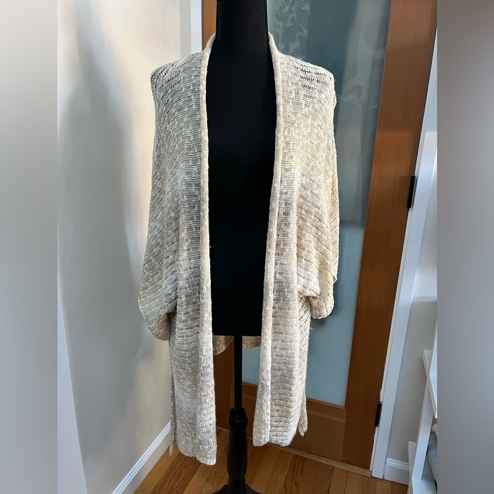 Knit Open Cardigan Neutral